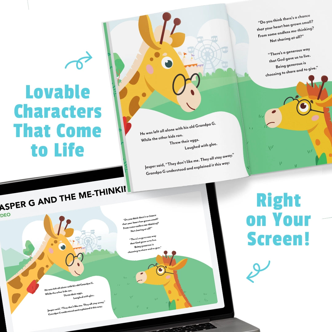 Generous Kids 3 Book Bundle with activity book