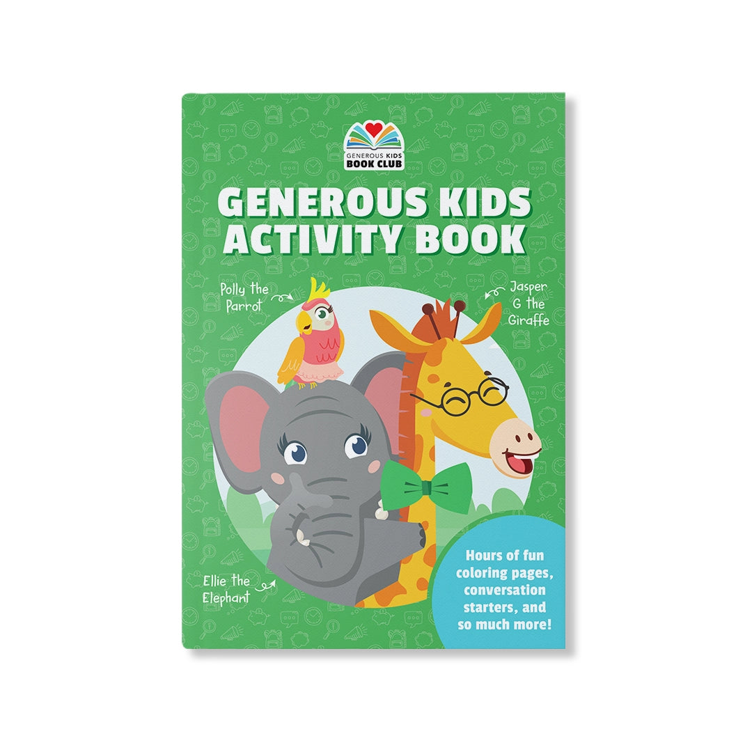 Generous Kids 3 Book Bundle with activity book
