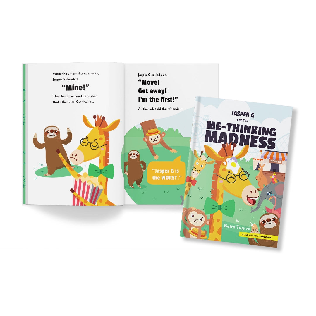 Generous Kids 3 Book Bundle with activity book