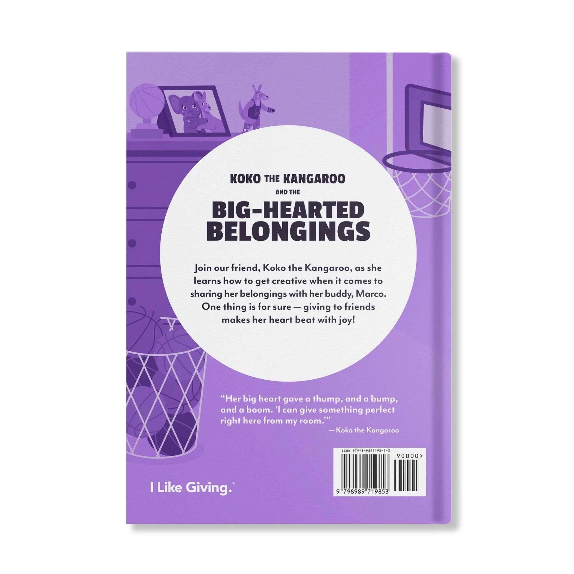 Koko the Kangaroo and the Big-Hearted Belongings