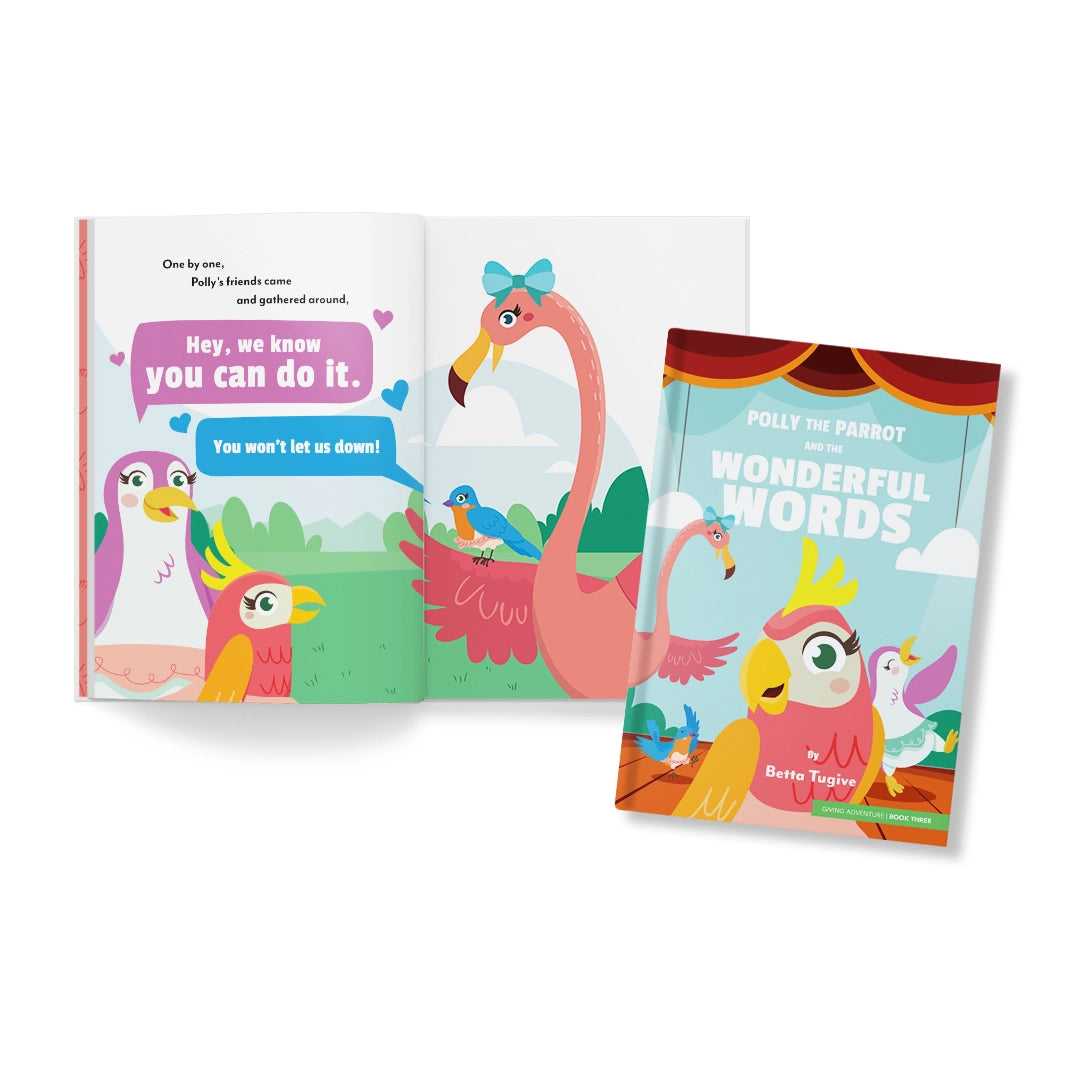 Generous Kids 3 Book Bundle with activity book