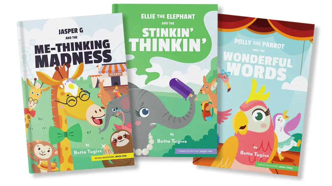 Faith-based children’s book bundles by Generous Family featuring Christian books for kids that teach kindness, gratitude, and heart-led choices.