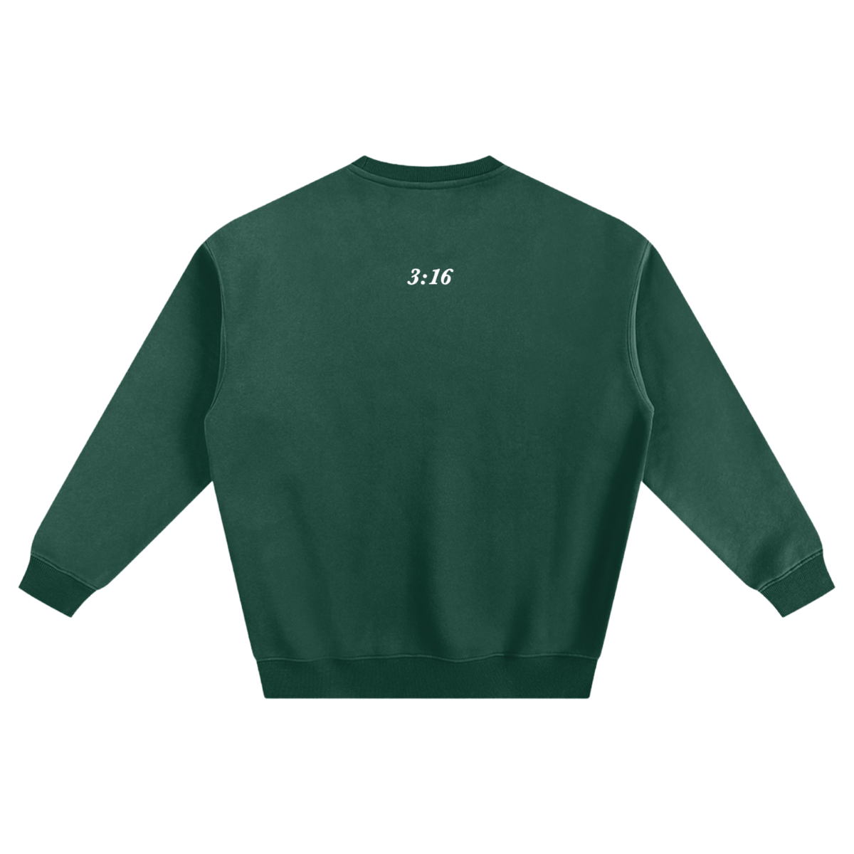 LOVE GIVES crewneck sweatshirt in green