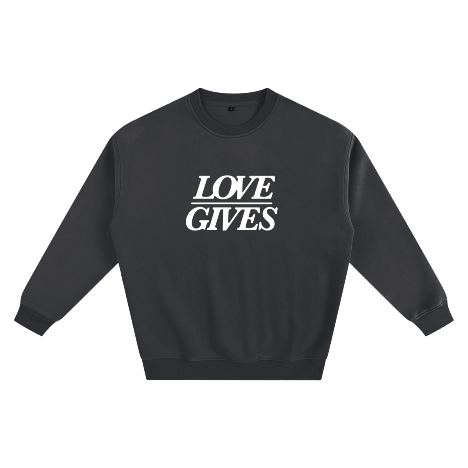 Love Gives™ Crewneck Dark Grey