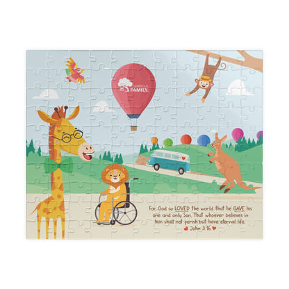 Generous Kids Animal Puzzle (110 piece)
