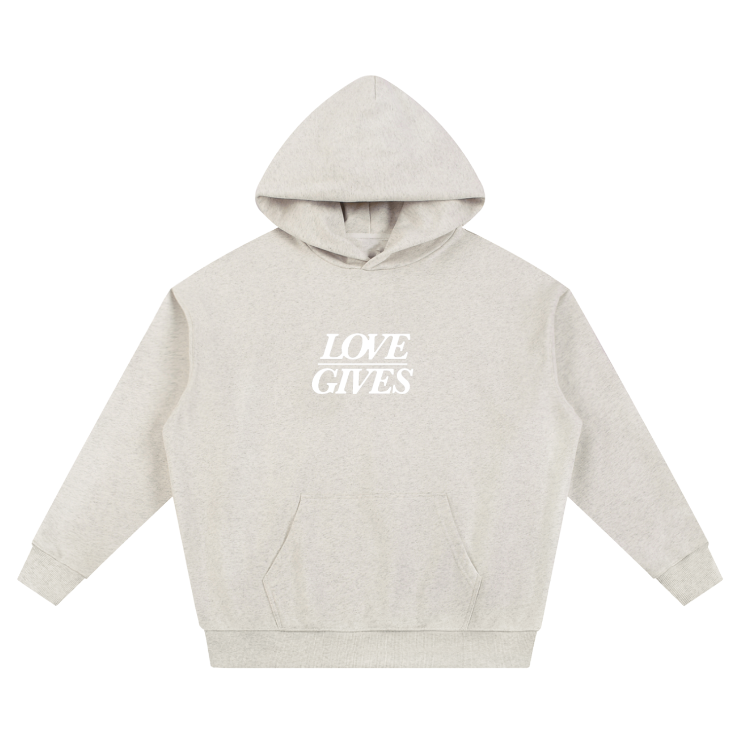 Love Gives™ Hoodie Oat Gray