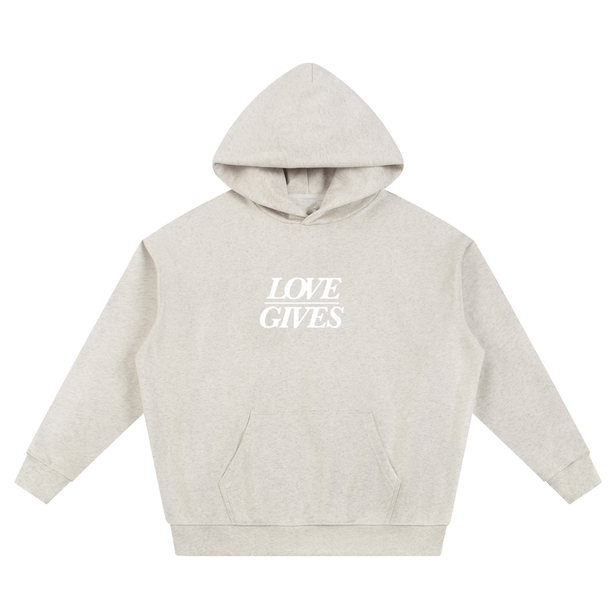 Love Gives™ Hoodie Oat Gray