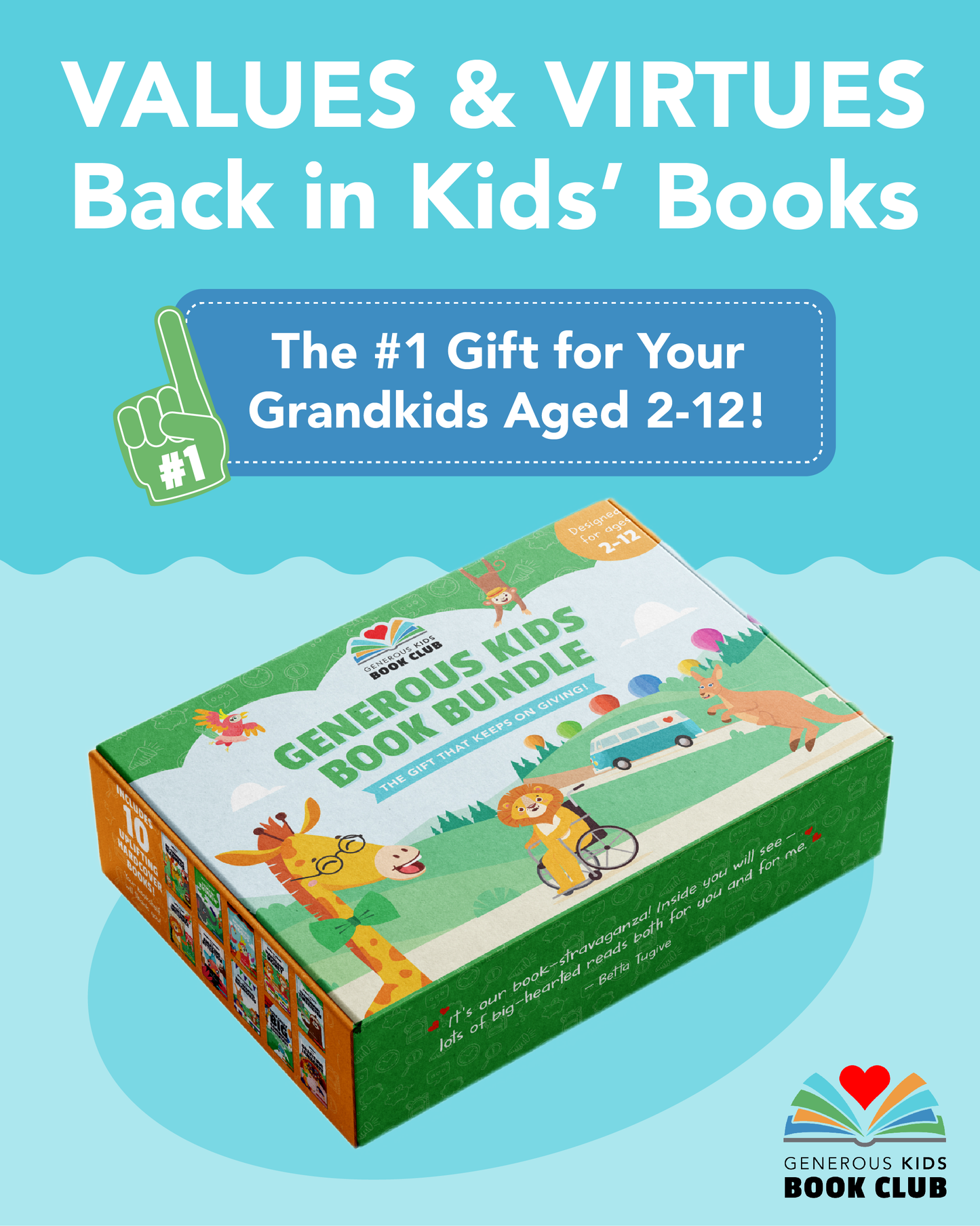 Generous Kids Book Bundle - The Perfect gift for Kids and Grandkids