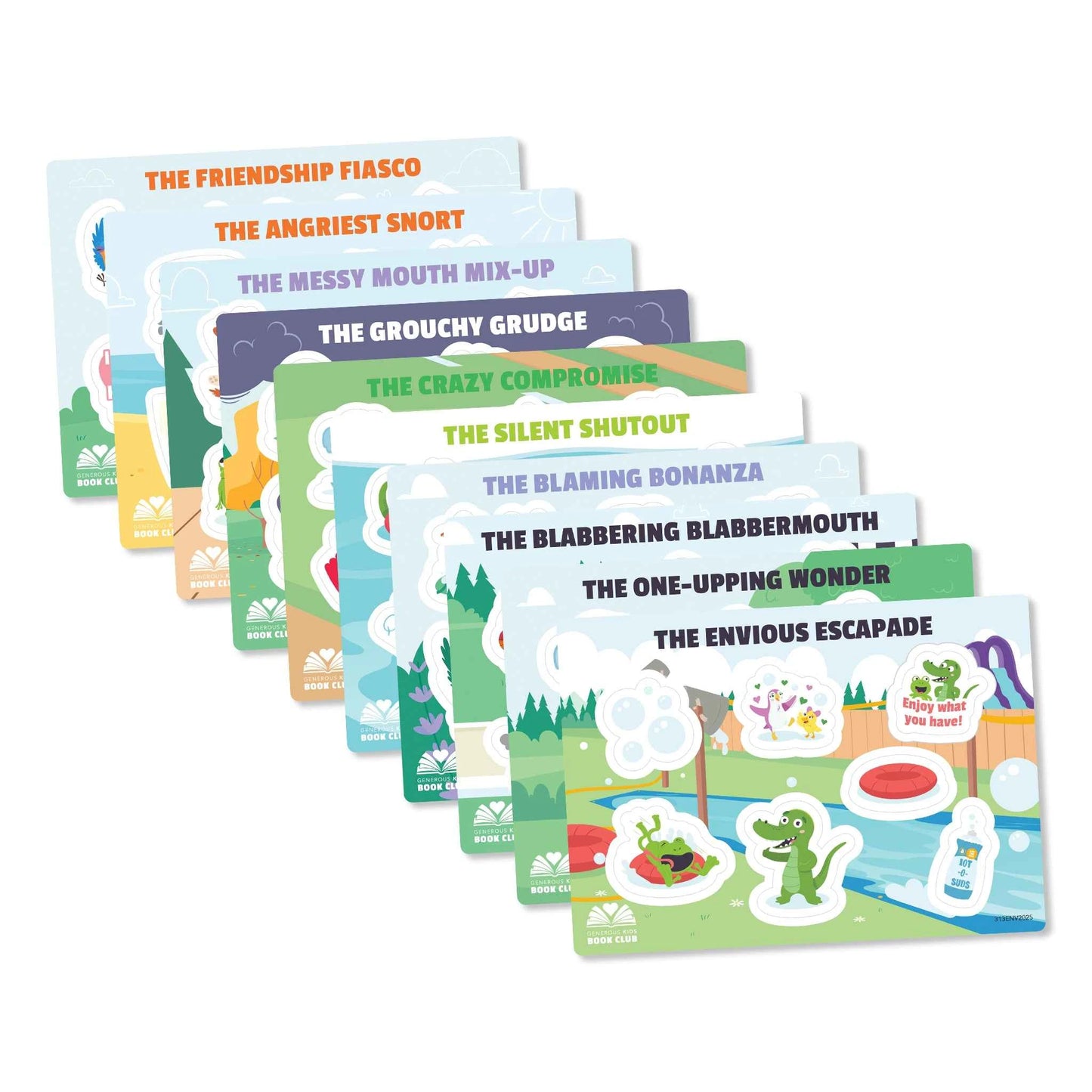 Series 2 Complete Friendship Adventure Sticker Set