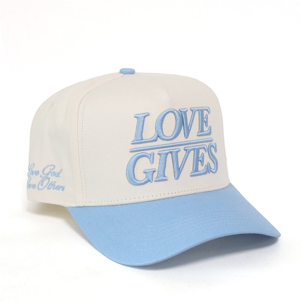LOVE GIVES hat Love God Blue
