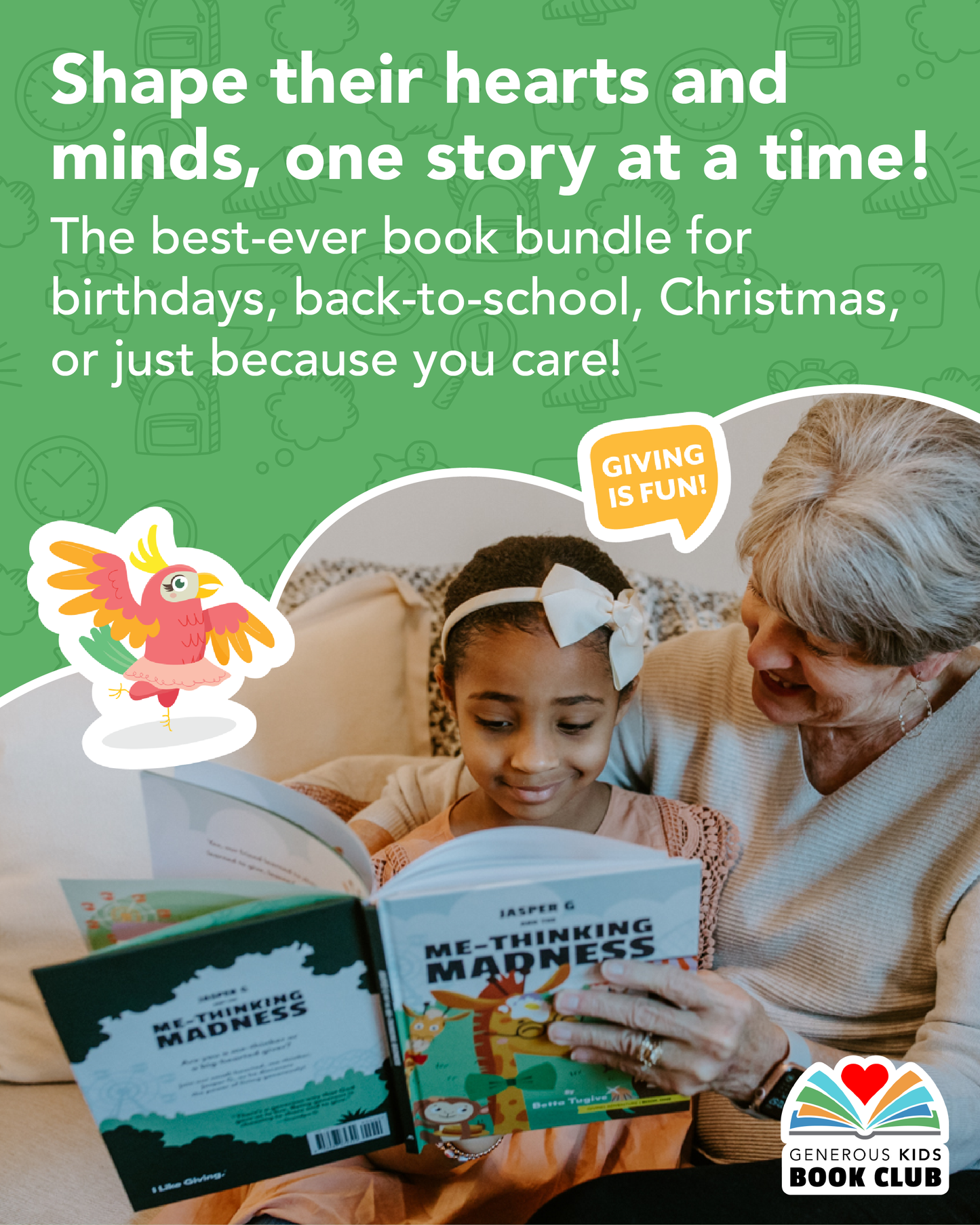 Generous Kids Book Bundle - The Perfect gift for Kids and Grandkids