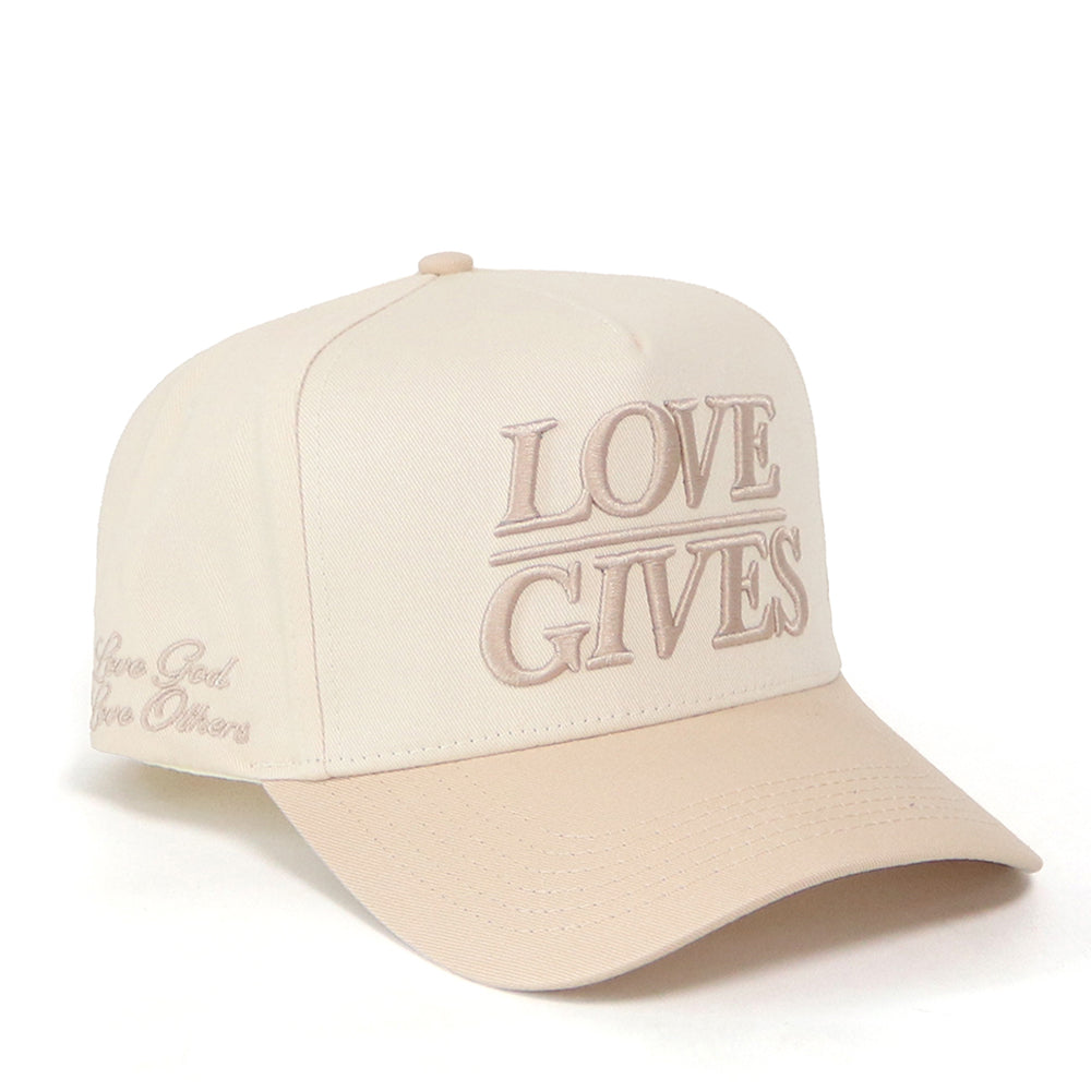 LOVE GIVES hat Love God Khaki