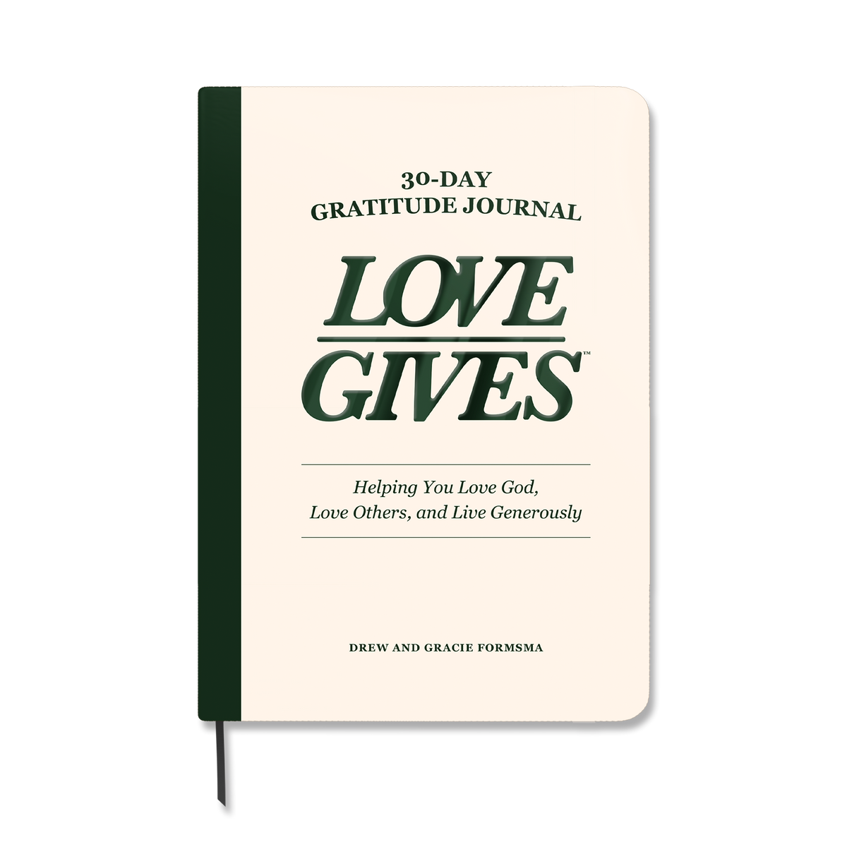 Love Gives 30-Day Gratitude Journal cover