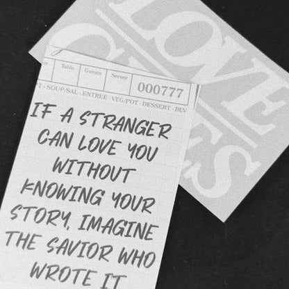 Love Gives Bumper Sticker and Wristband