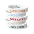Love Gives Bumper Sticker and Wristband