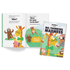 Children's book with cartoon characters and text