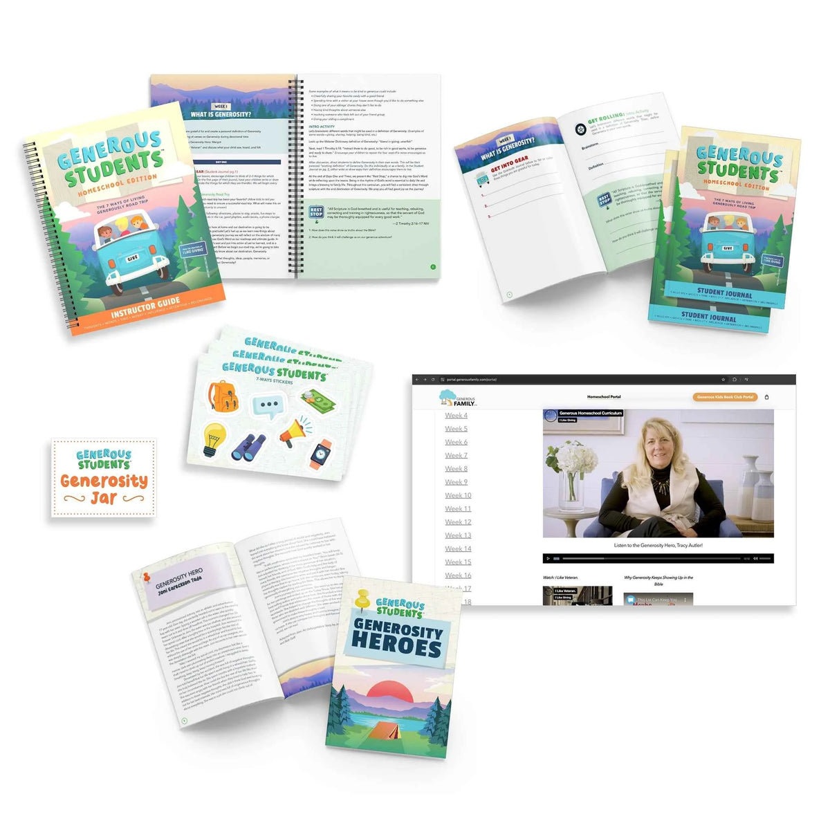 Generosity Kit Generous Students Homeschool Course Kit (Ages 5-18) – Generous Family ...