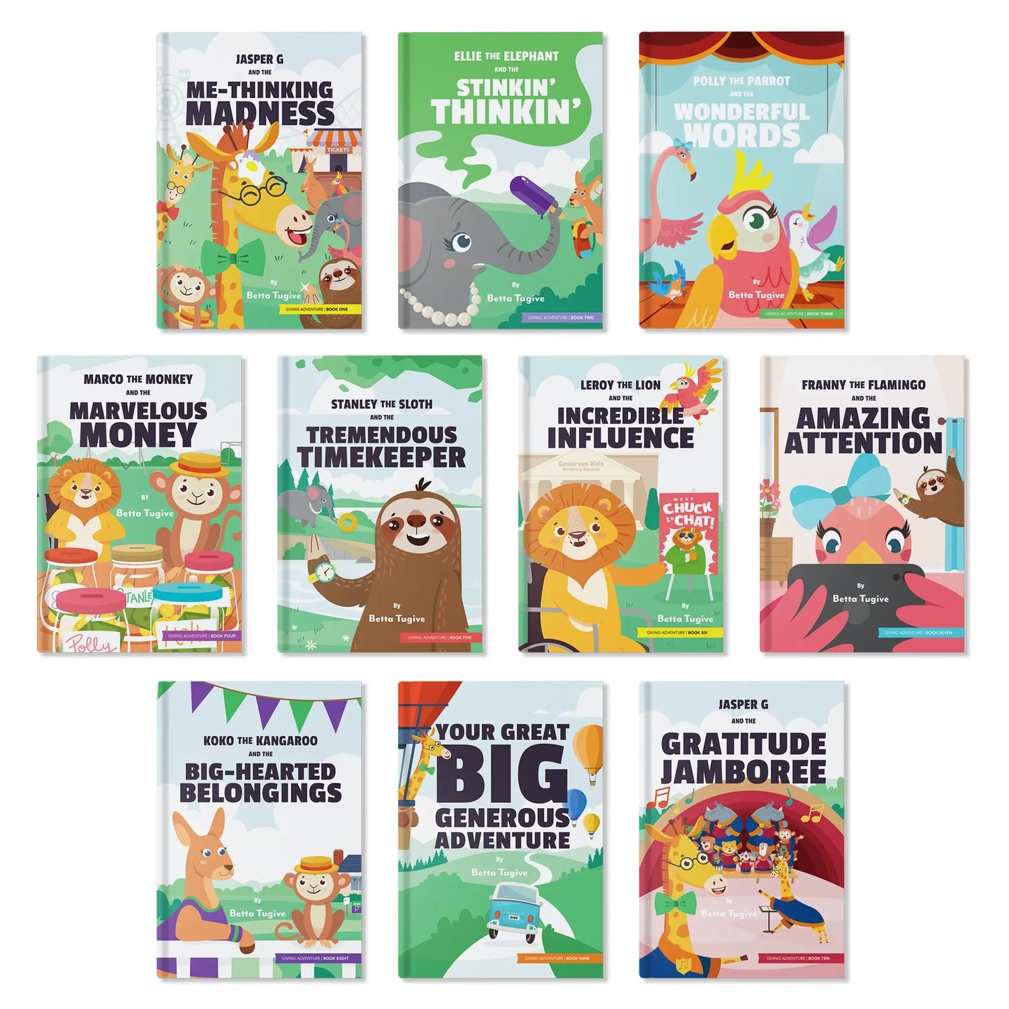 Generous Kids 10 Book Bundle (Ages 2-12)