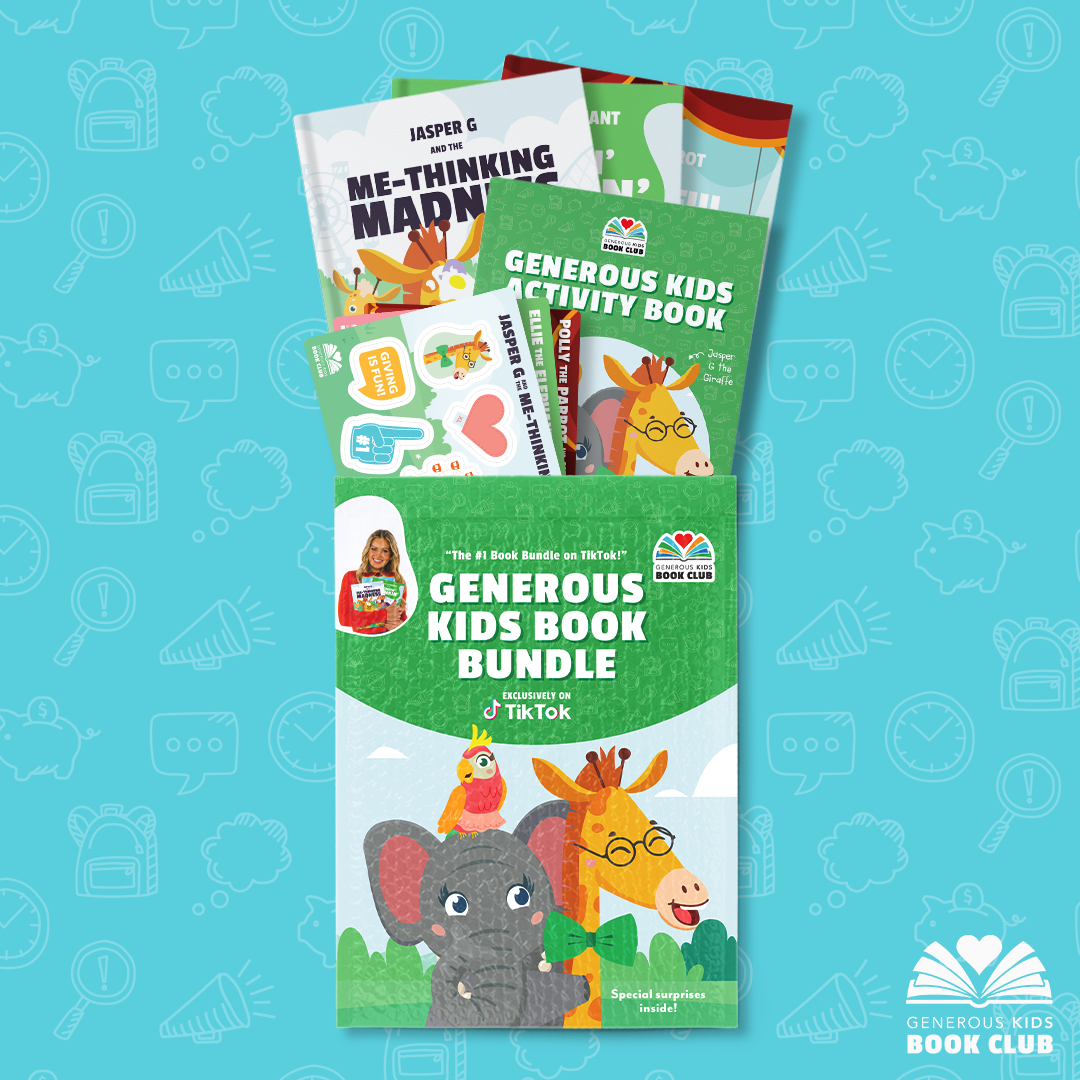 Generous Kids 3 Book Bundle with activity book