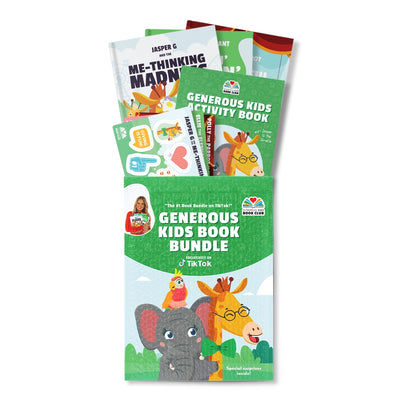 Generous Kids 3 Book Bundle with activity book