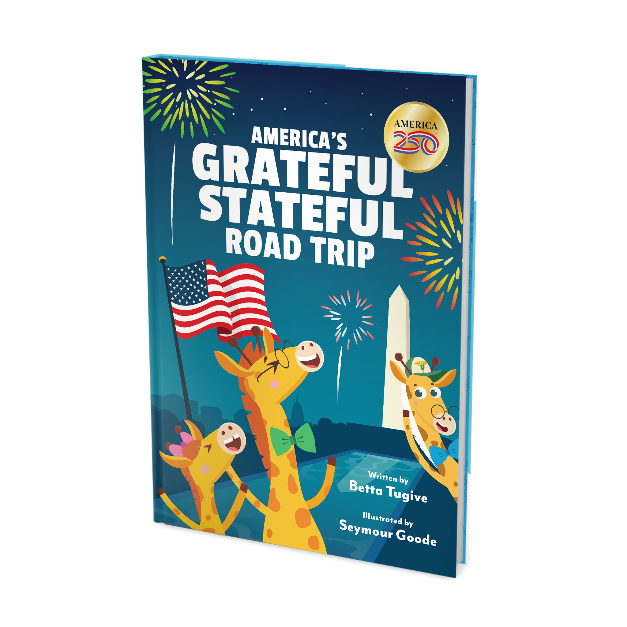 America's Grateful Stateful Road Trip kids book inside pages