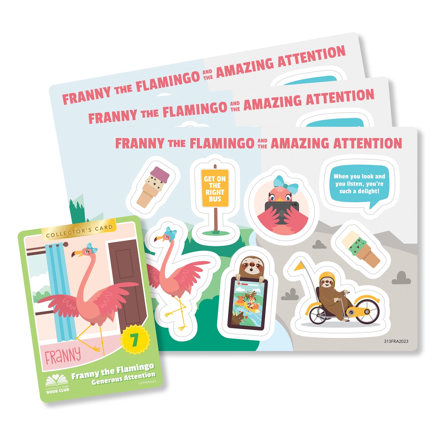 Franny the Flamingo Extras Set