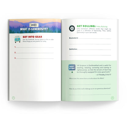homeschool student journal open book