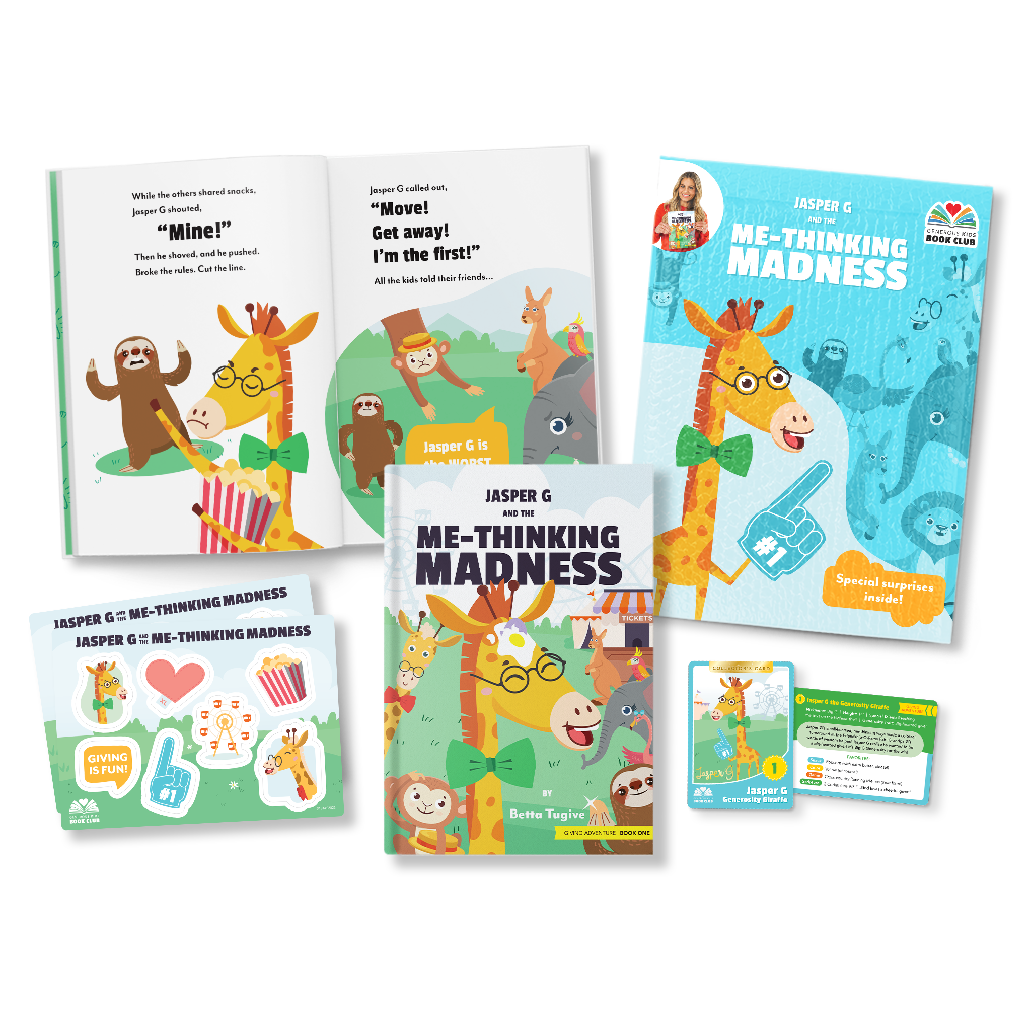 Generous Kids Book Club - Book 1 - Jasper G and the Me-Thinking Madness (Monthly Subscription)