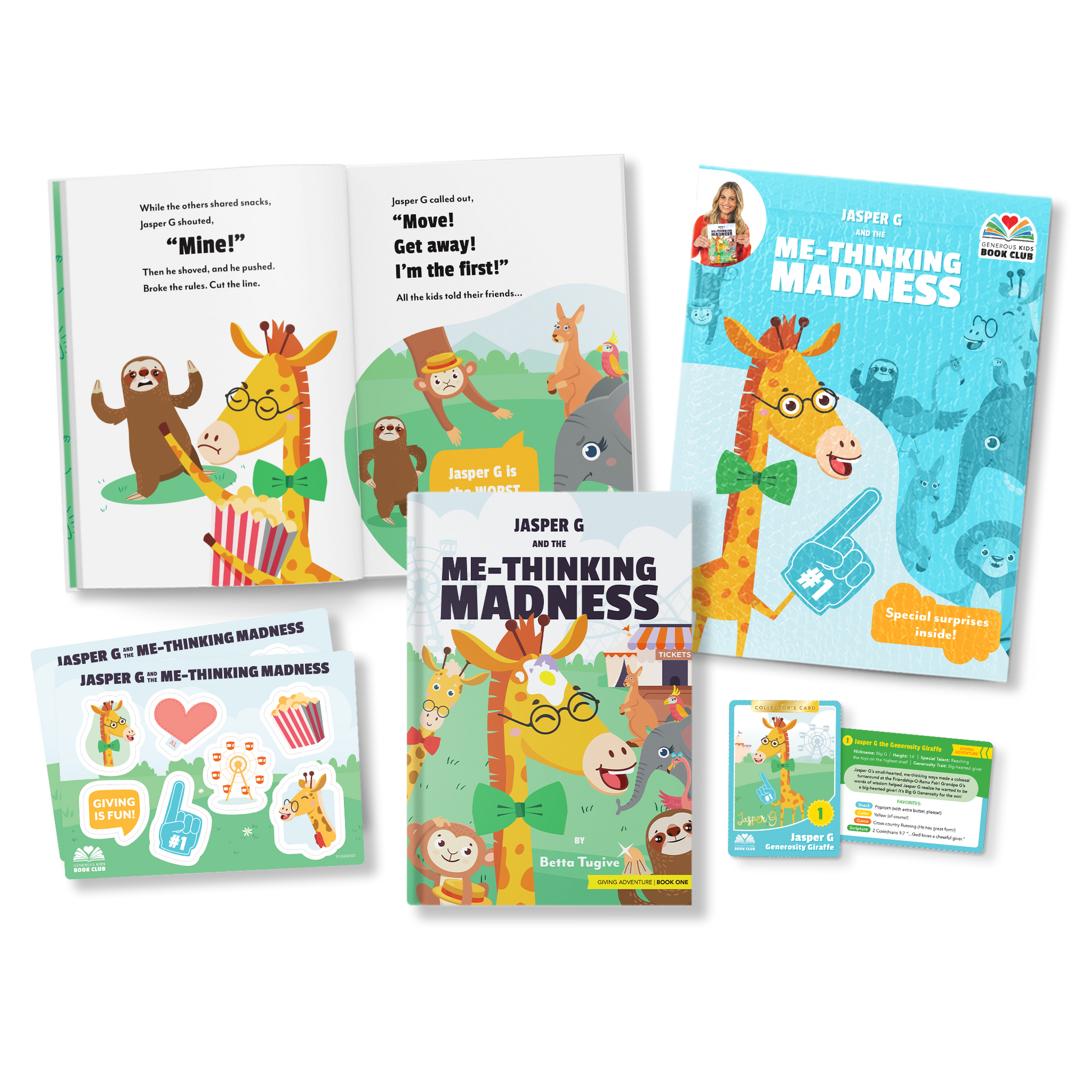 Generous Kids Book Club - Book 1 - Jasper G and the Me-Thinking Madness (Monthly Subscription)