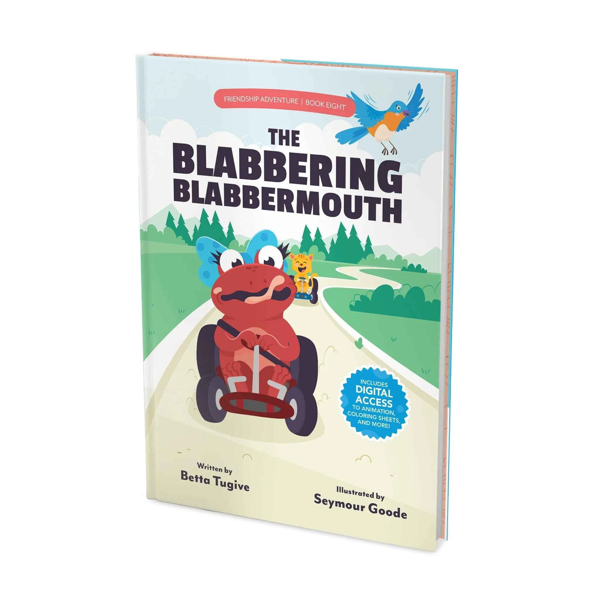 The Blabbering Blabbermouth kids book, inside pages