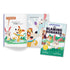 Children's book with cartoon characters