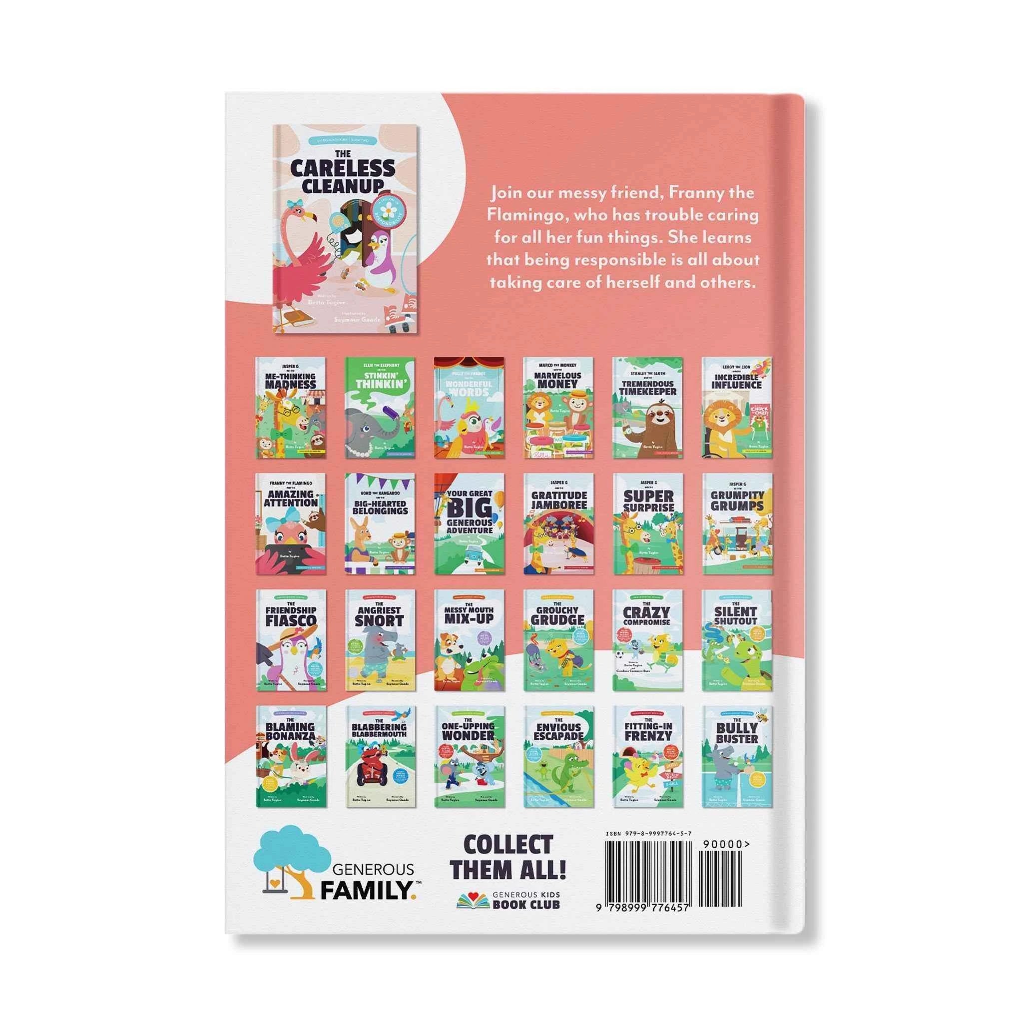 Generous Kids Book Club - The Careless Cleanup (Living Adventure, Book 2)