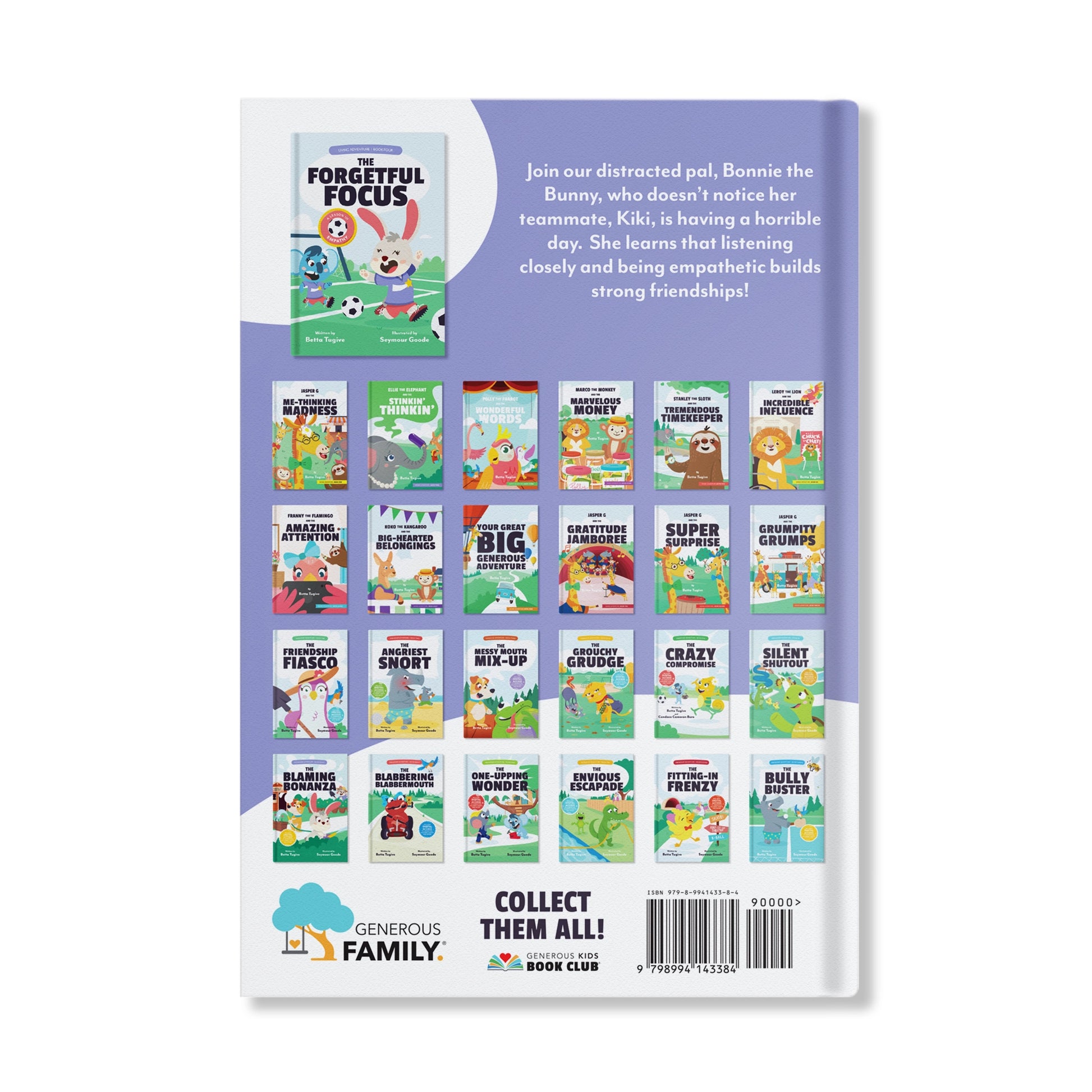 Generous Kids Book Club - The Forgetful Focus (Living Adventure, Book 4)