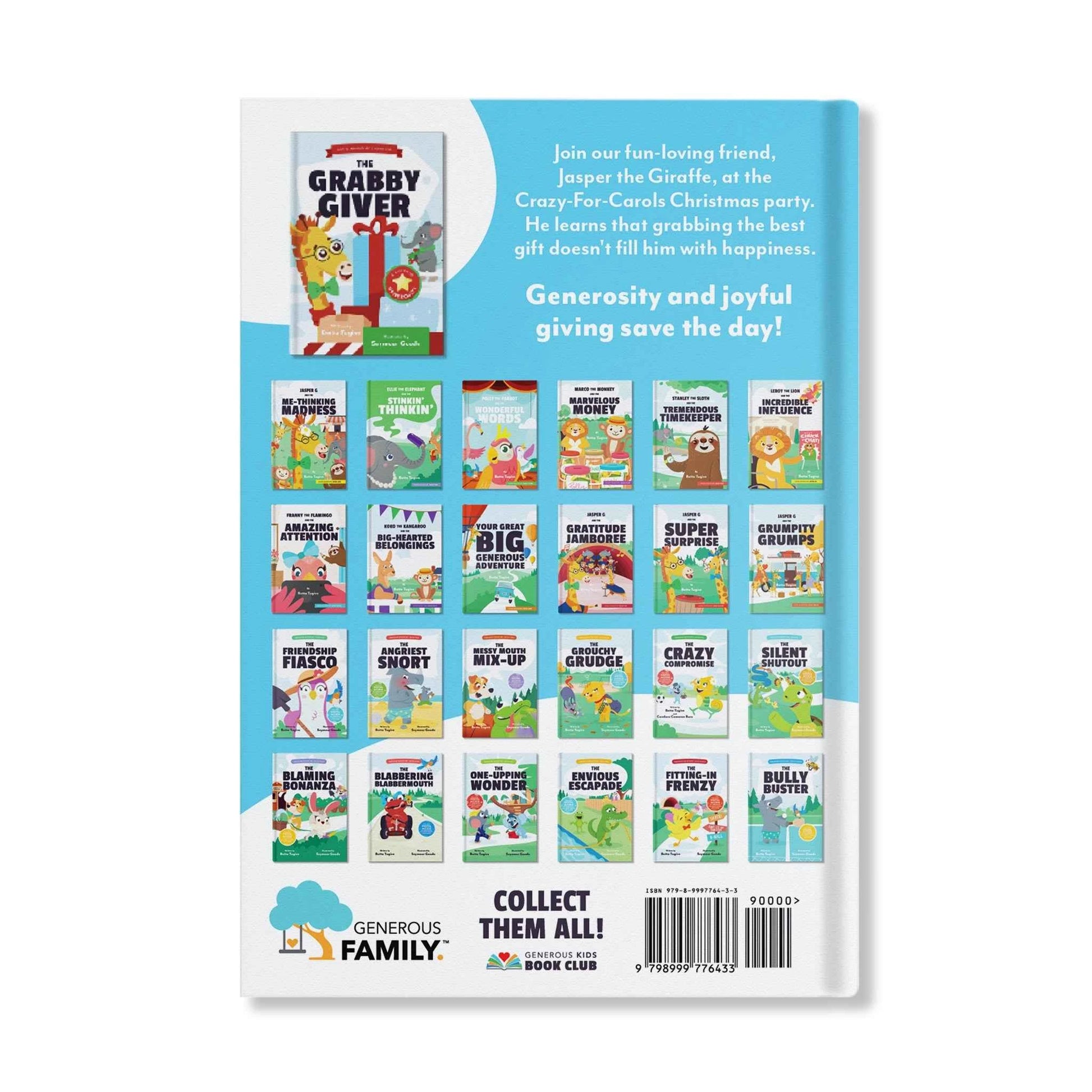 Generous Kids Book Club - Grabby Giver (Living Adventure, Book 1)