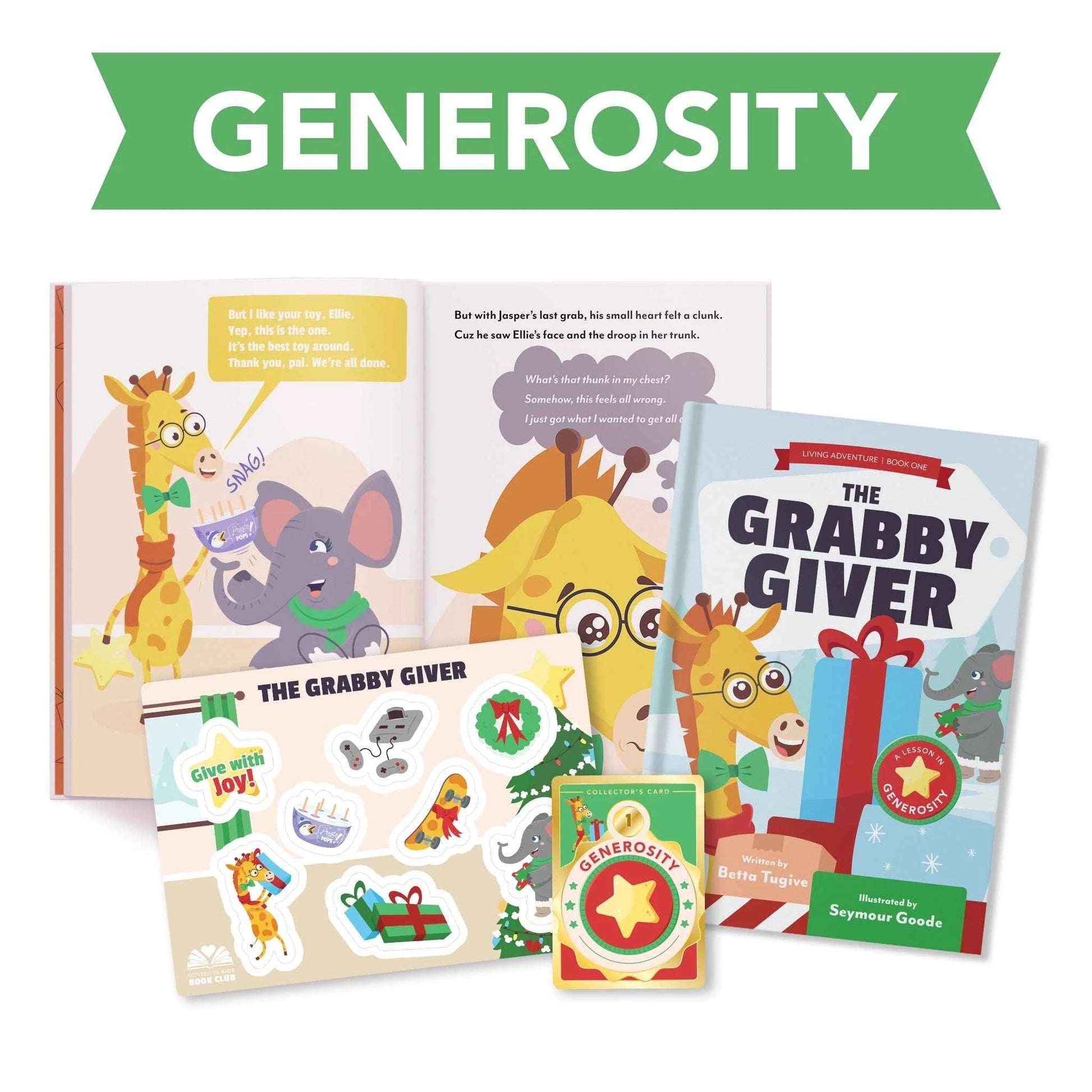 Generous Kids Book Club - Grabby Giver (Living Adventure, Book 1)