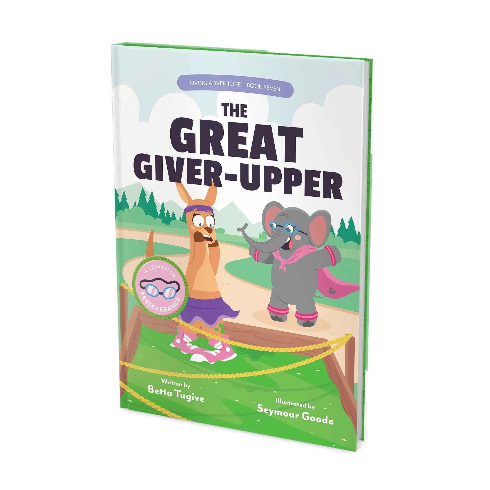 The Great Giver-Upper kids book, inside pages