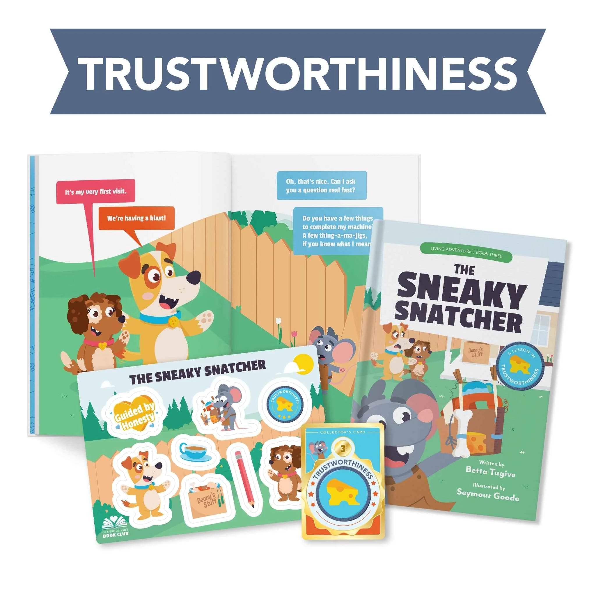 Generous Kids Book Club - The Sneaky Snatcher: A Lesson in Honesty (Living Adventure, Book 3)