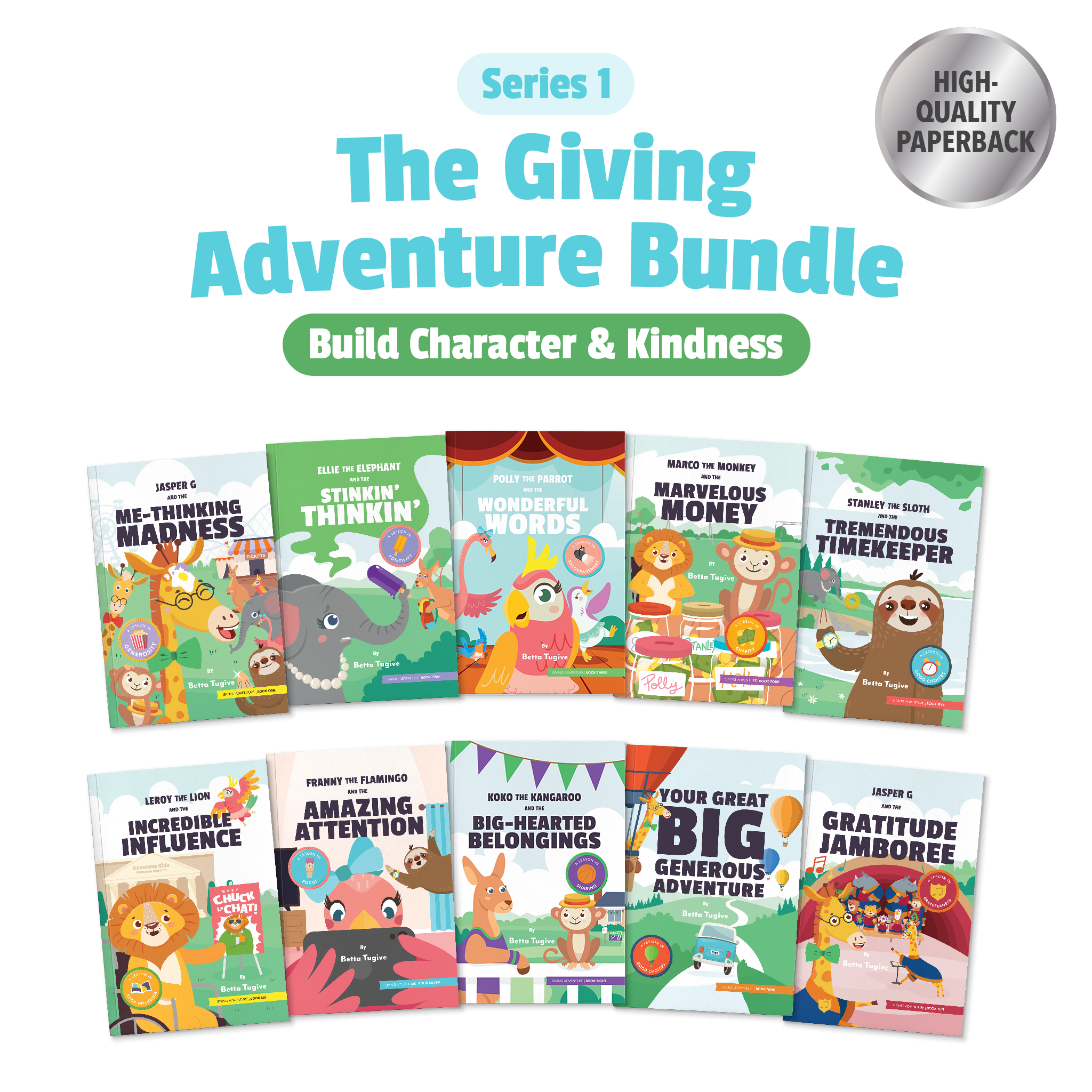 Top Rated | Series 1 Paperback Edition - The Giving Adventure Bundle: Build Character & Kindness