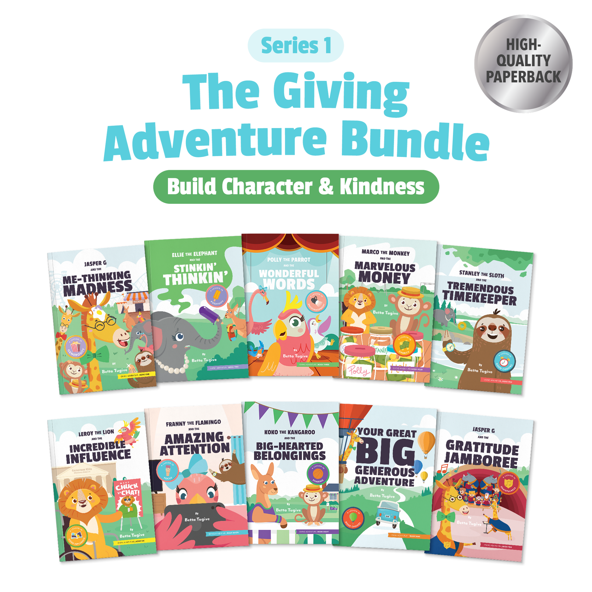 Top Rated | Series 1 Paperback Edition - The Giving Adventure Bundle: Build Character & Kindness